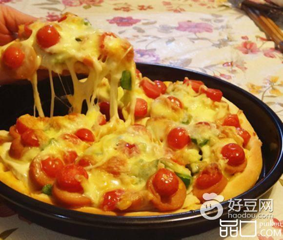 杏鲍菇火腿披萨