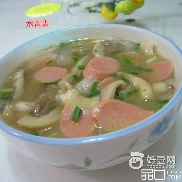 火腿蘑菇汤