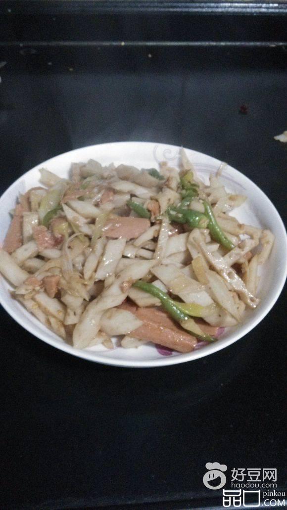 藕条炒火腿