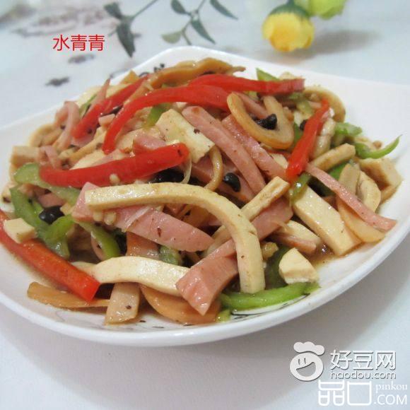 火腿鱿鱼豆腐丝
