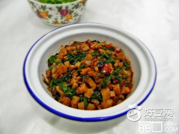 芹菜叶火腿辣酱
