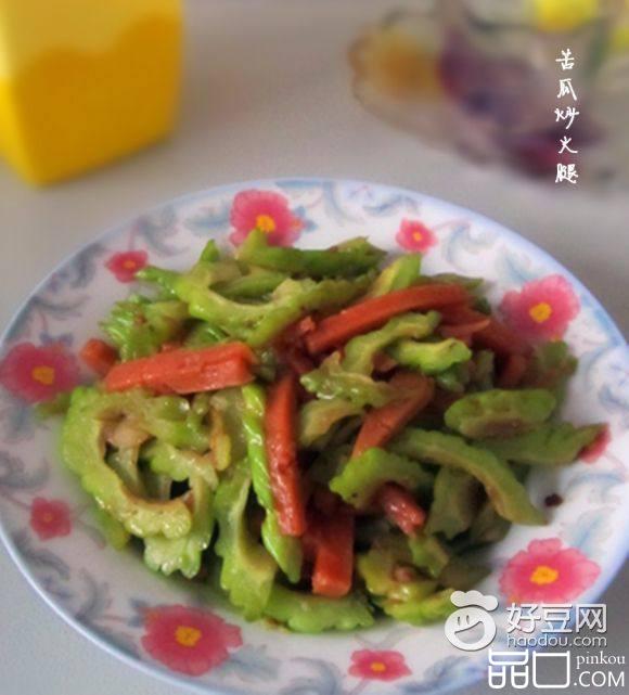 苦瓜炒火腿