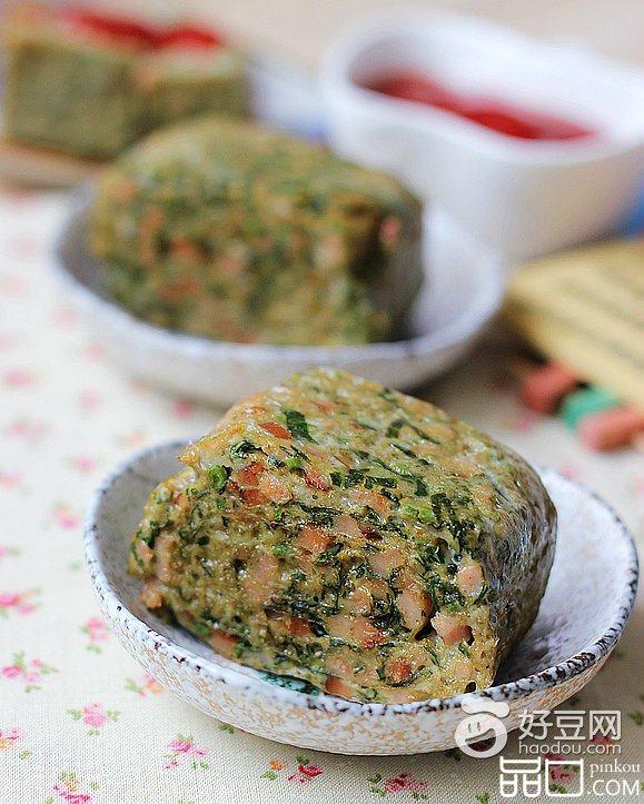香椿火腿厚蛋烧