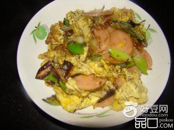 火腿炒虫子鸡蛋