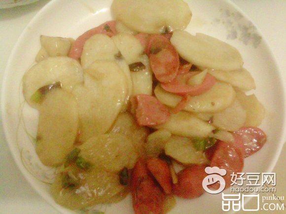 山药炒肉片