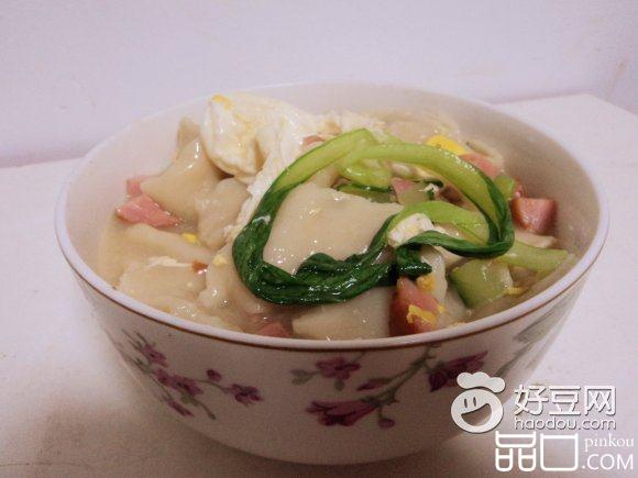 火腿面片汤