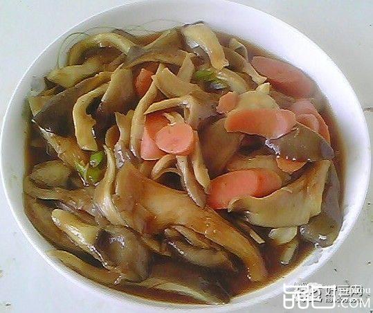 蘑菇炒火腿