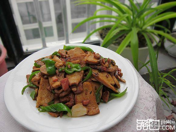 火腿炒素鸡
