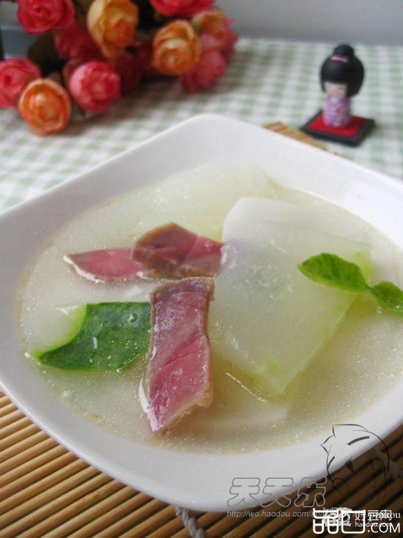 火腿冬瓜年糕汤