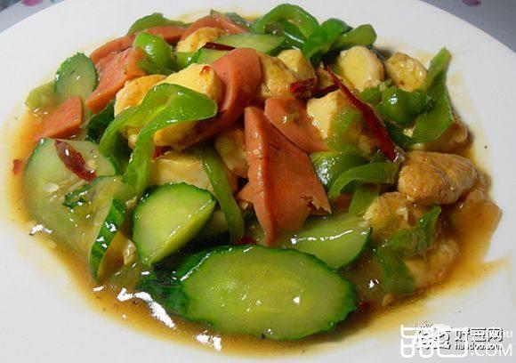 火腿黄瓜日本豆腐