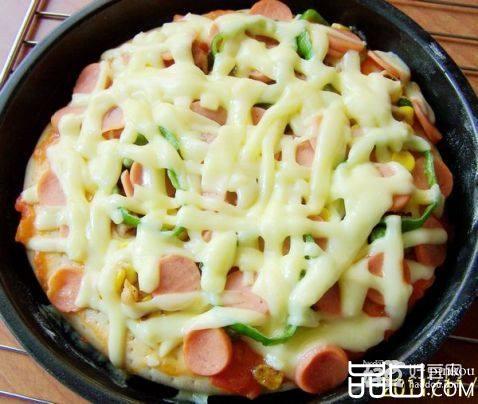 山寨版鸡腿披萨