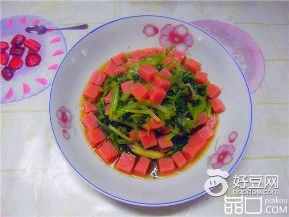 芹菜火腿丁