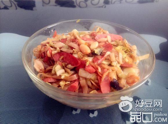 青菜火腿炒面