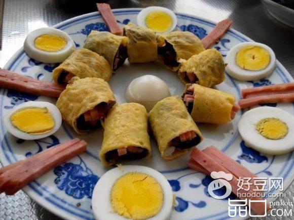 菜香蛋卷