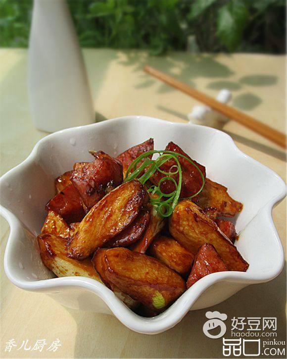 蚝油茭白火腿