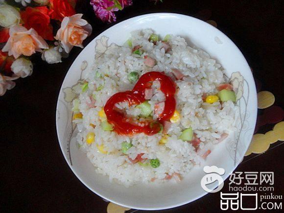 火腿炒米饭