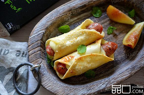饺皮芝士烤肠