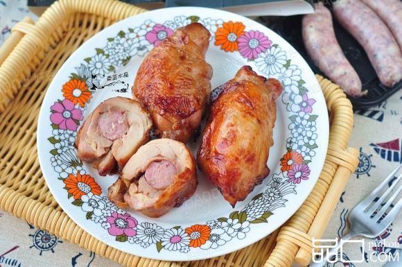 香肠鸡肉卷