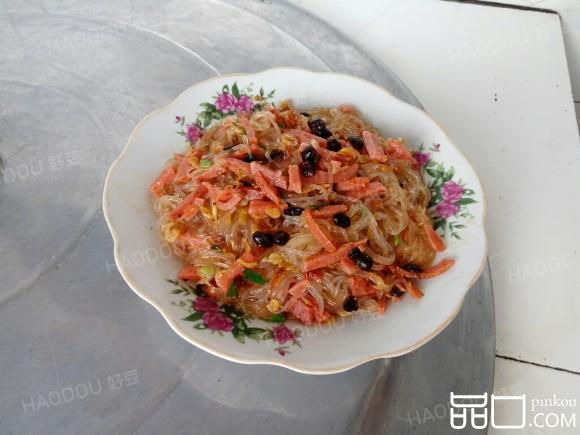 香肠炒粉