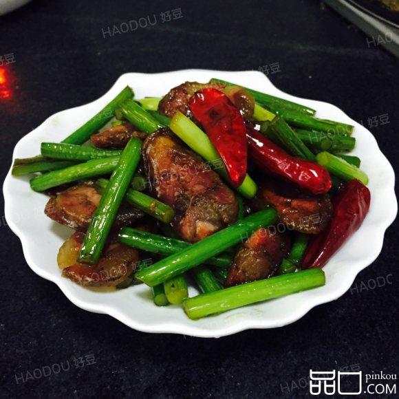 糖醋香肠蒜苗