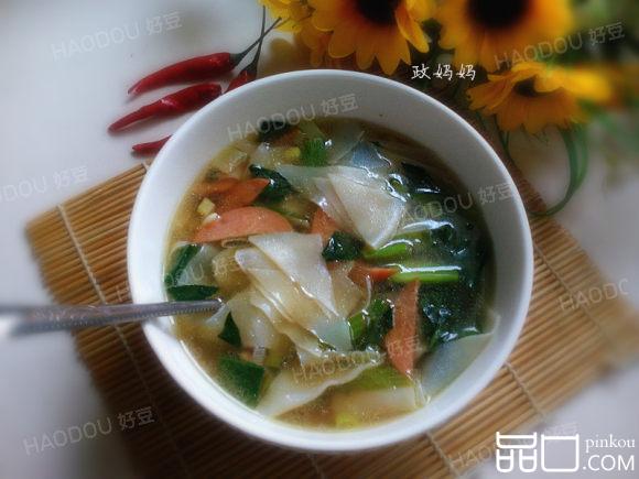 馄饨皮片汤