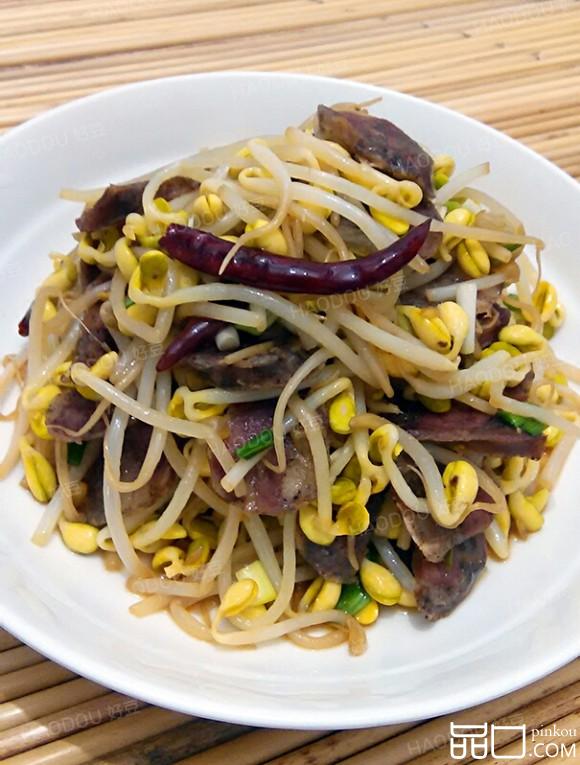 怪味香肠炒黄豆芽