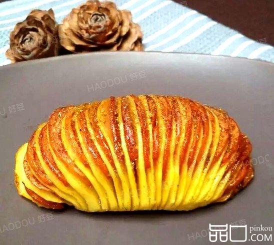 香肠烤风琴土豆