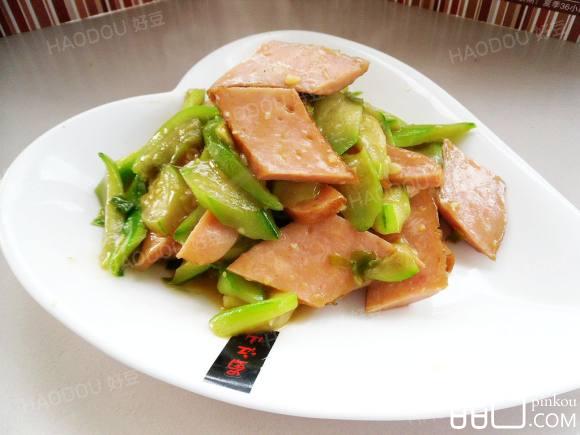 香肠丝瓜片