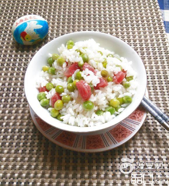 香肠豌豆饭