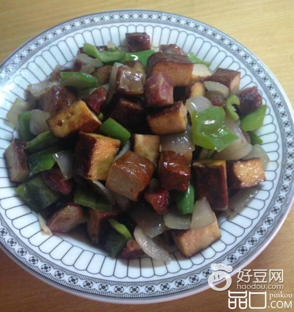 小炒香肠香干丁