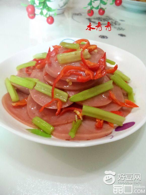 西芹香肠片