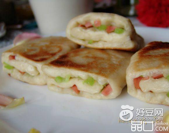 尖椒香肠饼