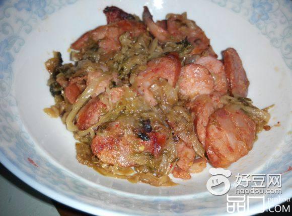 泡菜炒香肠