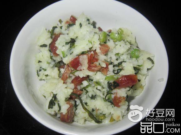 香肠芥菜炒饭
