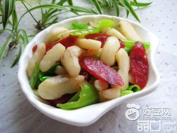 香肠炒马蹄