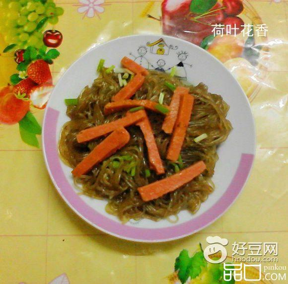香肠炒粉丝