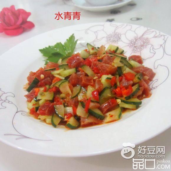 香肠丁拌黄瓜