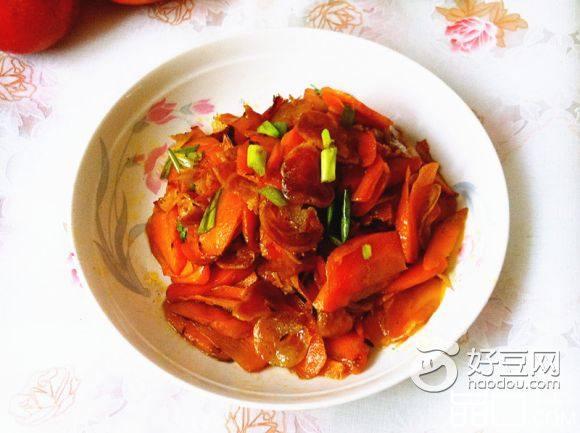 香肠烧胡萝卜