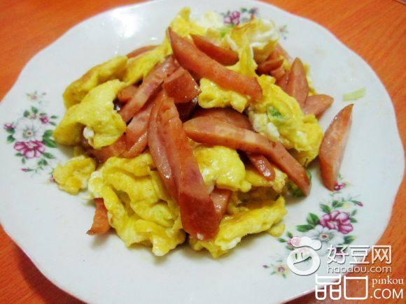 鸡蛋炒香肠