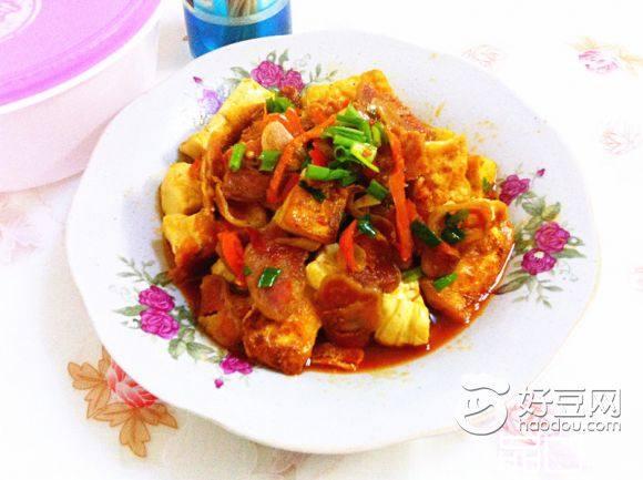 香肠红烩豆腐