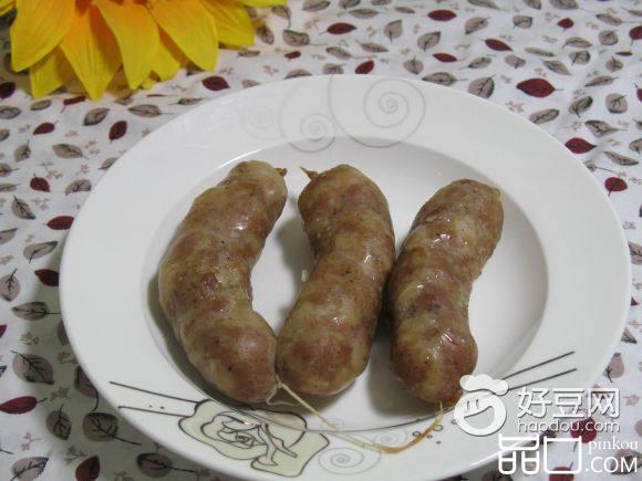 自制黑胡椒香肠
