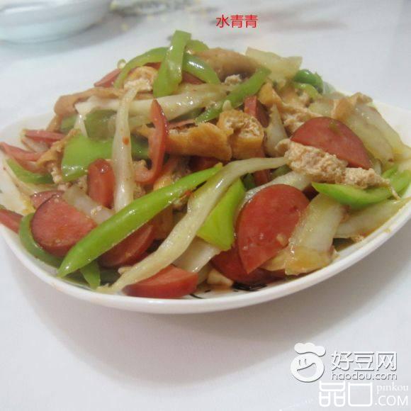 香肠油豆腐白菜丝