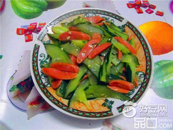香肠炒黄瓜