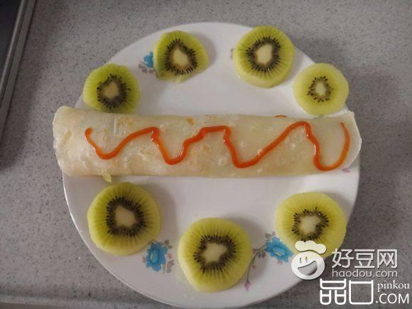 香肠蛋卷饼