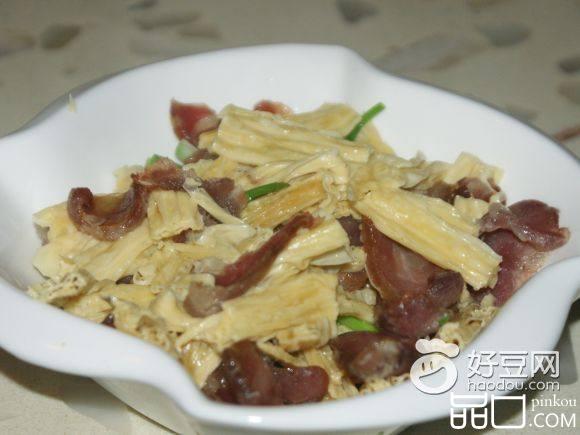 腐竹炒香肠