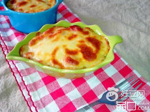 蘑菇香肠焗饭