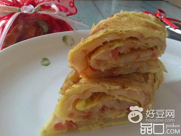 番茄蛋卷饼