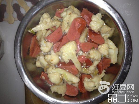 菜花炒香肠