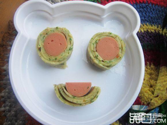 果仁蛋饼加香肠——宝