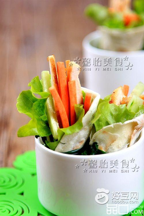 鸡肉蔬菜卷